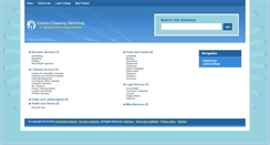 Desktop Screenshot of directory.cosmocleaning.co.uk